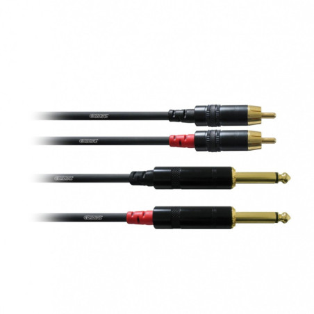 Cordial CFU 3 PC (2 Jack/M Mono-2 RCA/M)