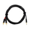 Cordial CFY 1,5 WCC (Minijack/M Stereo-2 RCA/M)