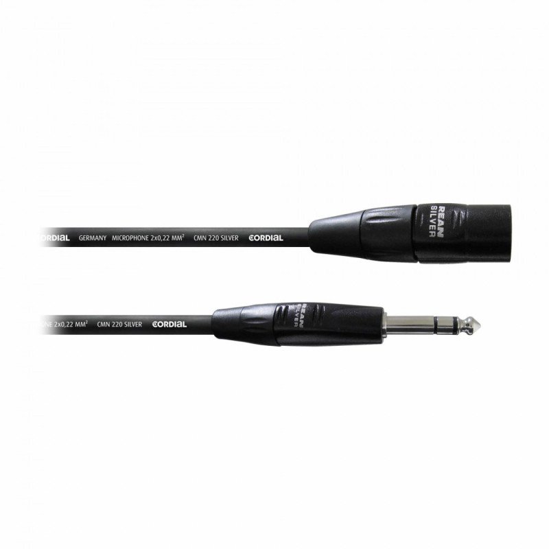 Cordial CIM 1,5 MV (Jack/M Stereo-XLR/M)