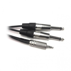 OQAN QABL J8-03-2JPM (Minijack/M Stereo-2 Jack/M Mono)