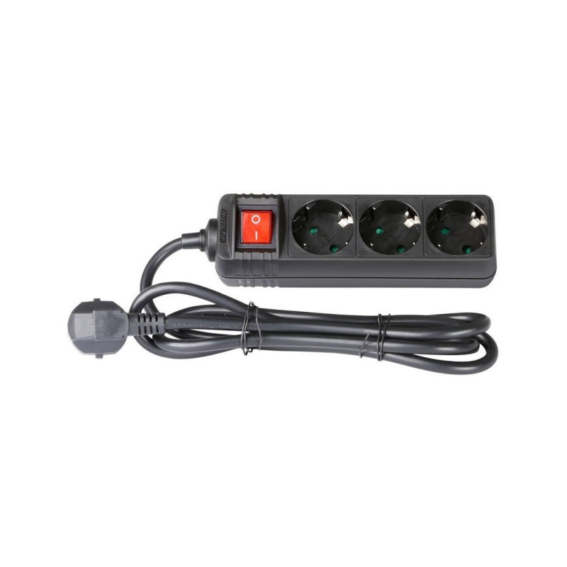 Adam Hall Power Strip 8747S3 (Schuko/M-Regleta 3 Schuko/H)