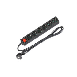 Adam Hall Power Strip 8747S6 (Schuko/M-Regleta 6 Schuko/H)