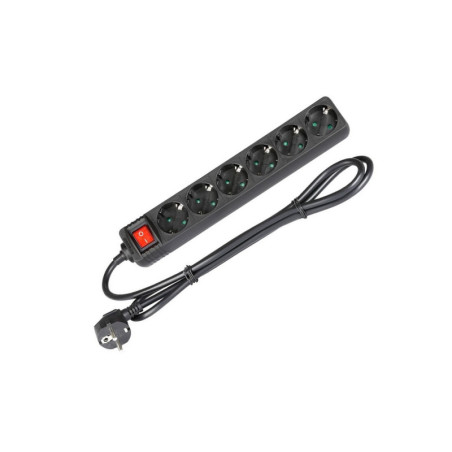 Adam Hall Power Strip 8747S6 (Schuko/M-Regleta 6 Schuko/H)