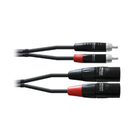 Cordial CIU 3 MC (2 RCA/M-2 XLR/M)