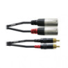 Cordial CFU 3 MC (2 RCA/M-2 XLR/M)