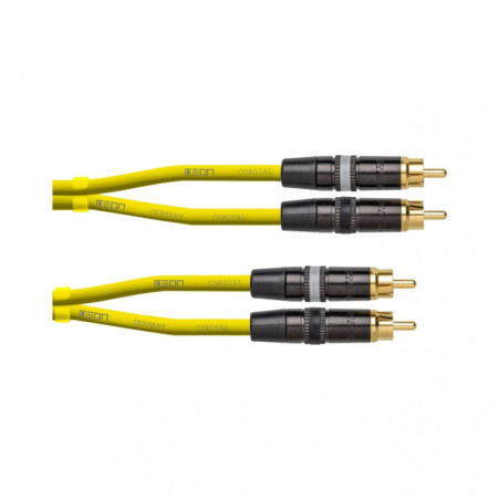 Cordial CEON DJ RCA 3 Y (2 RCA/M-2 RCA/M)