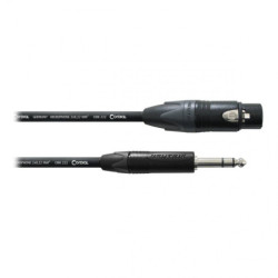 Cordial CPM 2,5 FV (Jack/M Stereo-XLR/H)