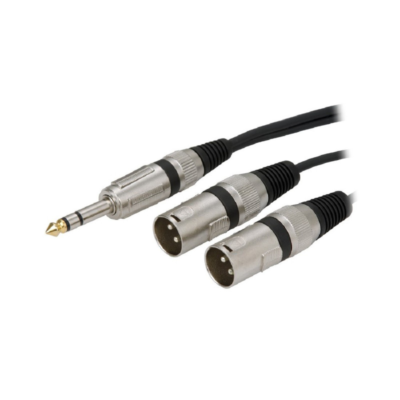 Silvery KTW2JMXLR (Jack/M Stereo-2 XLR/M)