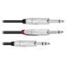 Omnitronic Cable 30225220 3m (Jack/M Stereo-2 Jack/M Mono)