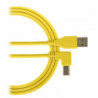 UDG Ultimate Audio Cable USB 2.0 A-B Yellow Angled 1m (USB A/M-USB B/M)