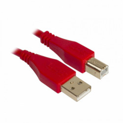 UDG Ultimate Audio Cable USB 2.0 A-B Red Straight 2m (USB A/M-USB B/M)