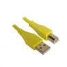 UDG Ultimate Audio Cable USB 2.0 A-B Yellow Straight 1m (USB A/M-USB B/M)