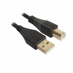 UDG Ultimate Audio Cable USB 2.0 A-B Black Straigh 1m (USB A/M-USB B/M)