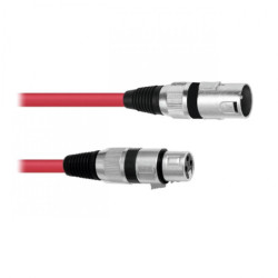 Omnitronic Cable 30220903 3m RD (XLR/M-XLR/H)