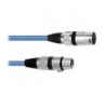 Omnitronic Cable 3022010L 3m BU (XLR/M-XLR/H)