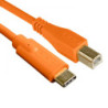 UDG Ultimate Audio Cable USB 2.0 C-B Orange Straight 1.5m (USB C/M-USB B/M)