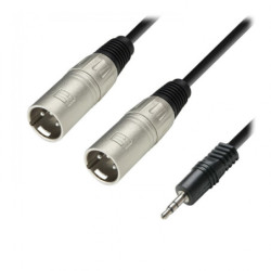 Adam Hall K3 YWMM 0300 (Minijack/M Stereo-2 XLR/M)