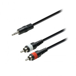 OQAN QABLP MJST-3-2RCA MOLD (Minijack/M Stereo-2 RCA/M)