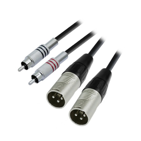 Yellow Cable ECO K09-3 (2 RCA/M-2 XLR/M)