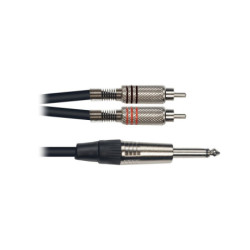 Yellow Cable ECO K02-3 (2 RCA/M-Jack/M Mono)