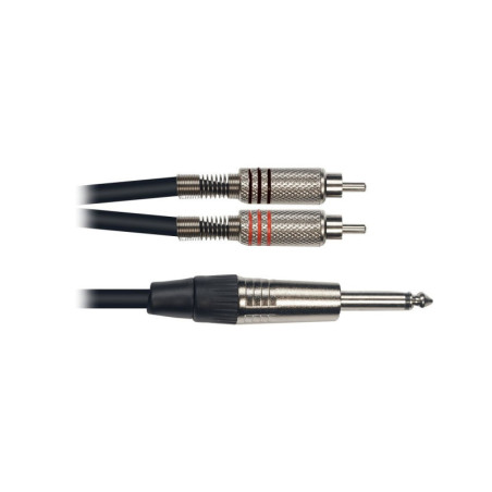 Yellow Cable ECO K02-3 (2 RCA/M-Jack/M Mono)