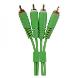 UDG Ultimate Audio Cable Set RCA-RCA 1.5 Green Straight (2 RCA/M-2 RCA/M)