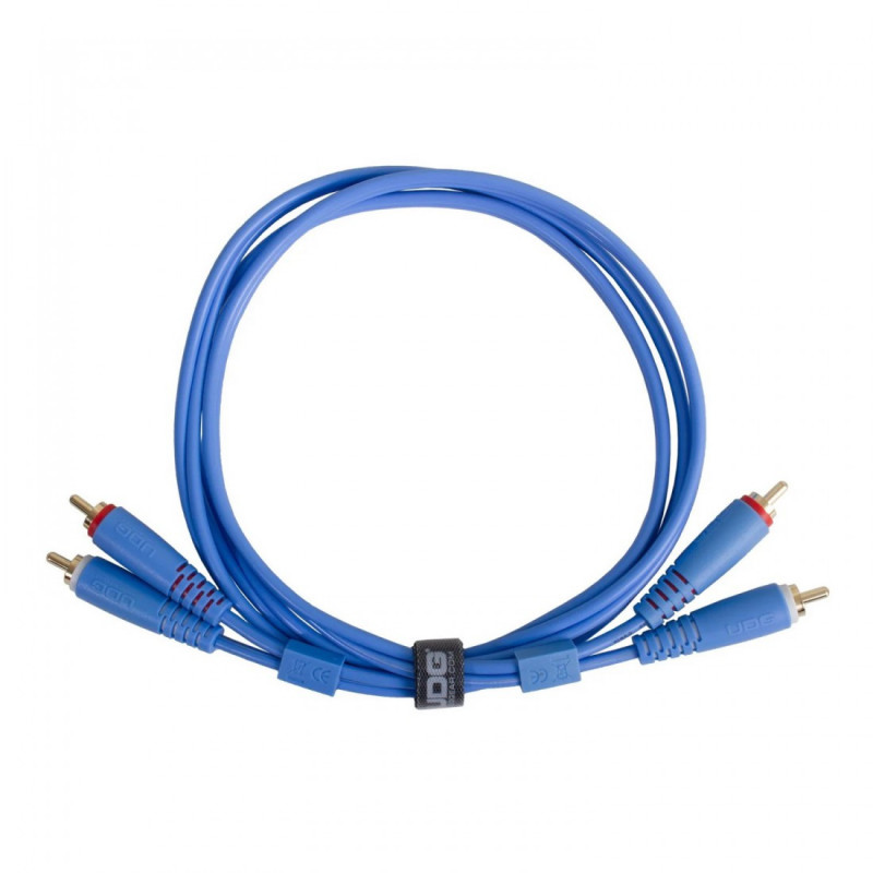 UDG Ultimate Audio Cable Set RCA-RCA 1.5 Blue Straight (2 RCA/M-2 RCA/M)