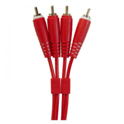 UDG Ultimate Audio Cable Set RCA-RCA 1.5 Red Straight (2 RCA/M-2 RCA/M)