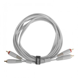 UDG Ultimate Audio Cable Set RCA-RCA 1.5 White Straight (2 RCA/M-2 RCA/M)